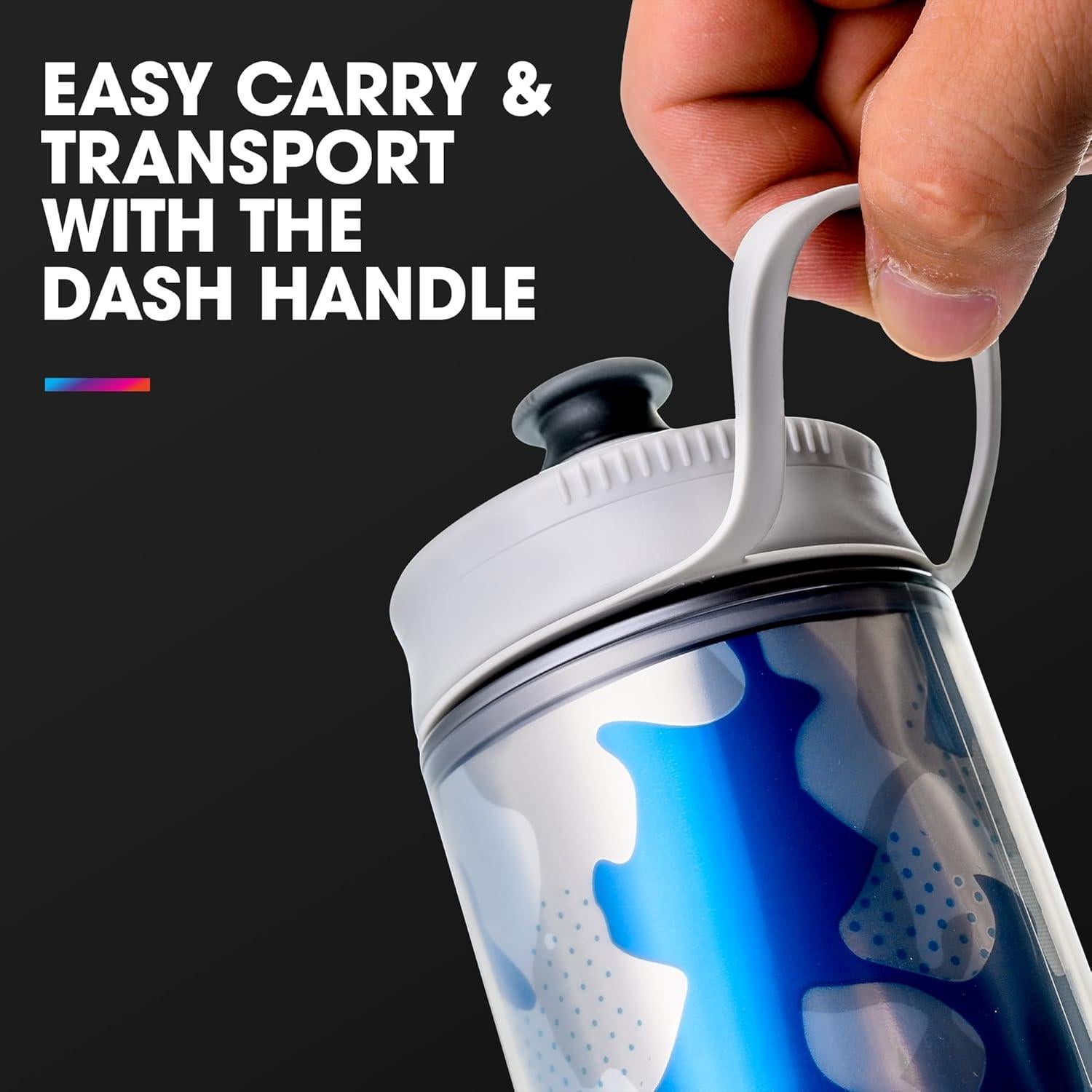 Botella de Agua Aislada HydraPak Polar Sport 600ml Negra