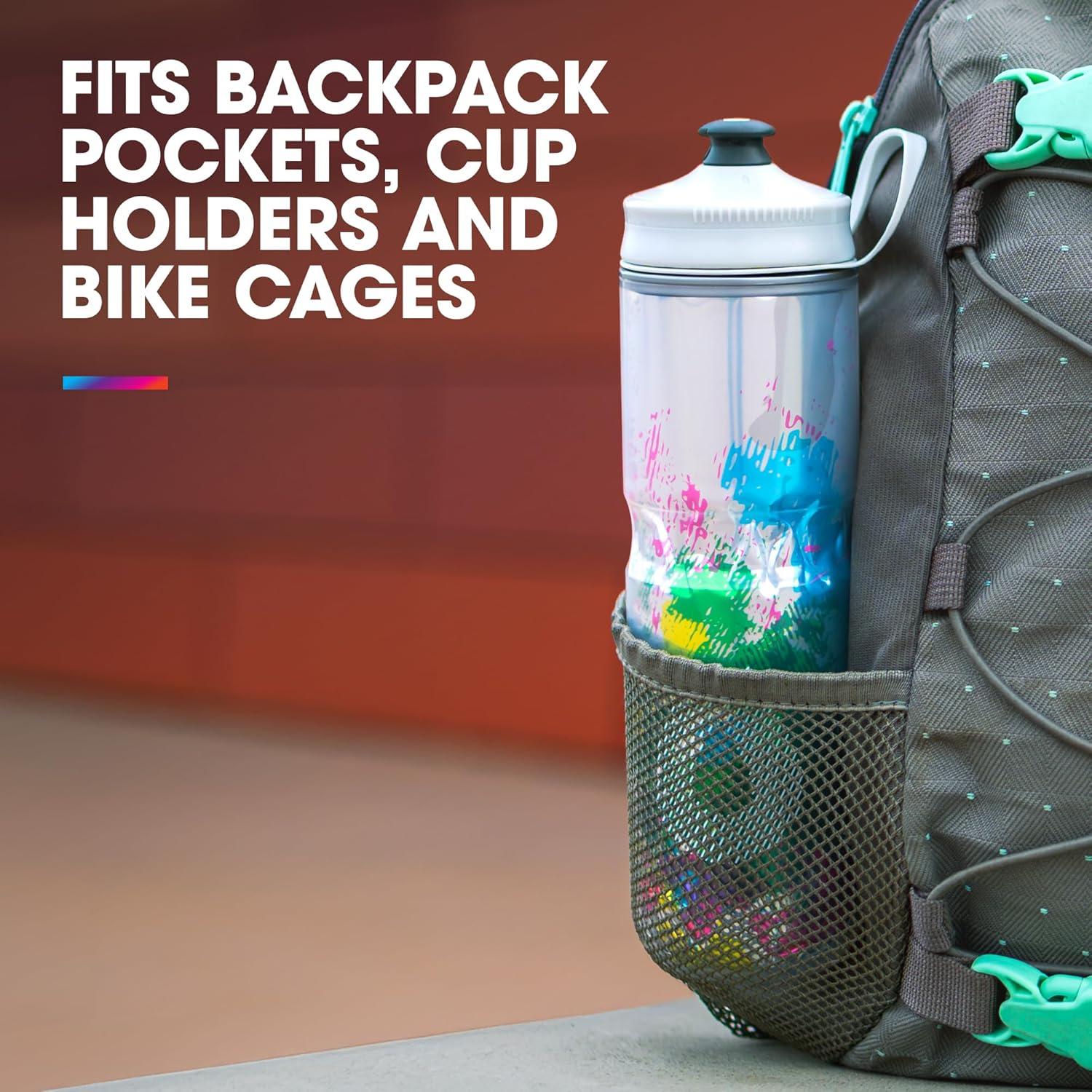 Botella de Agua Aislada HydraPak Polar Sport 600ml Negra