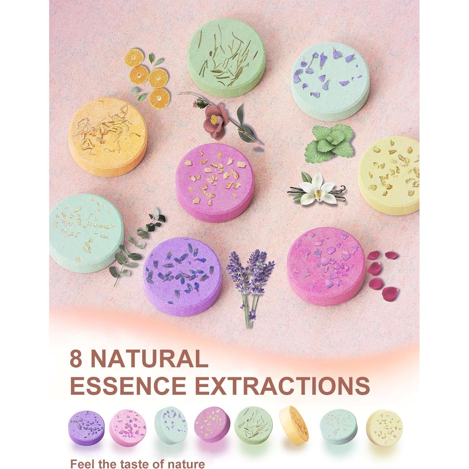 Pastillas de Ducha Aromaterapia Psnli - 8 Aromas Naturales