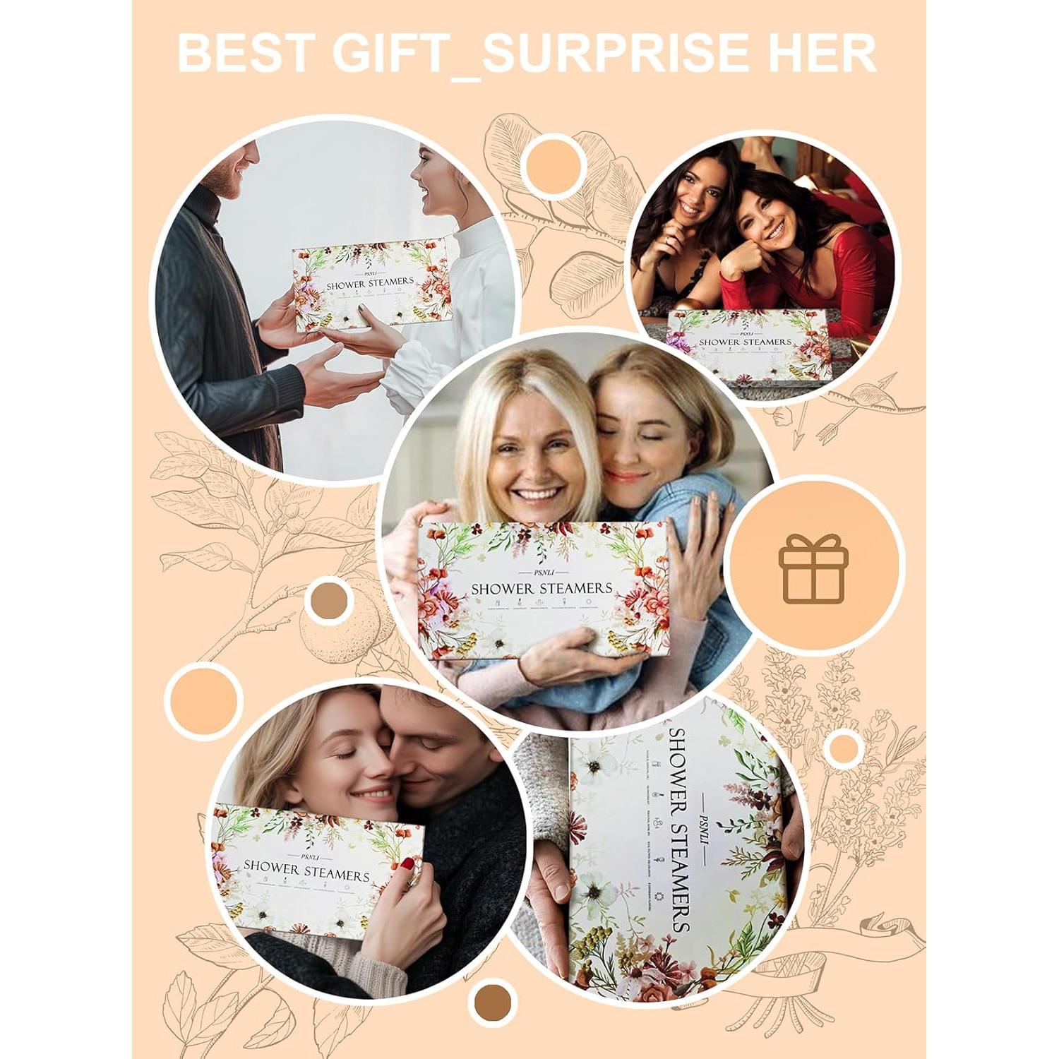 Pastillas de Ducha Aromaterapia Psnli - 8 Aromas Naturales