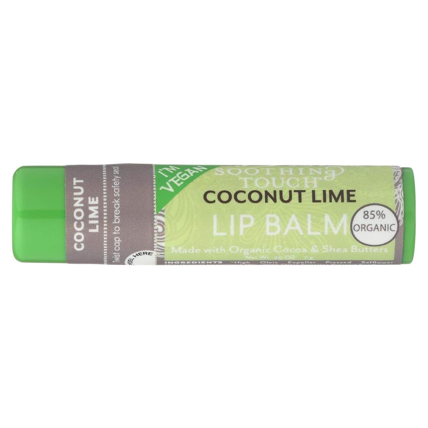 Bálsamo Labial Soothing Touch Coco Lima 3 Unidades 7g