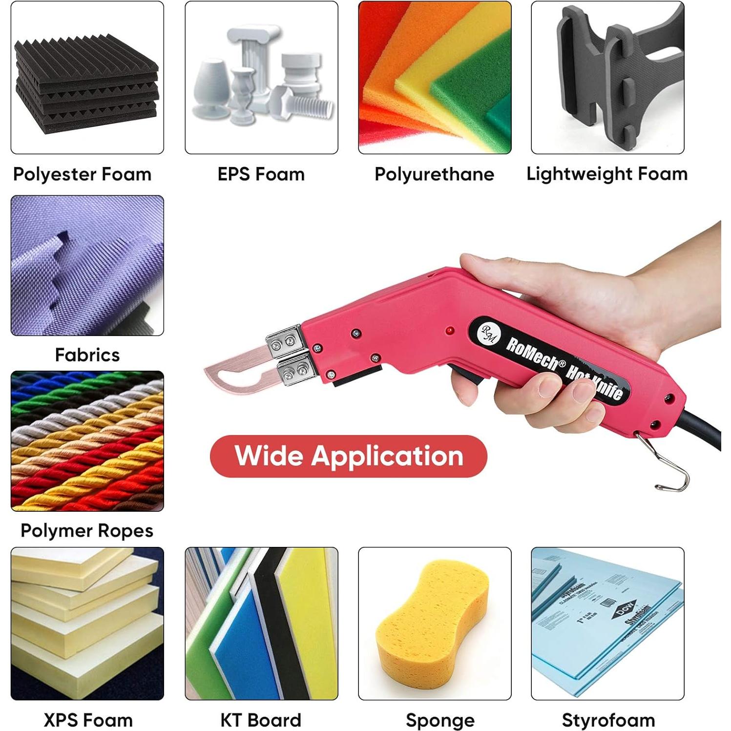 Cortador de Espuma Eléctrico ROMECH Pro 100W con Accesorios