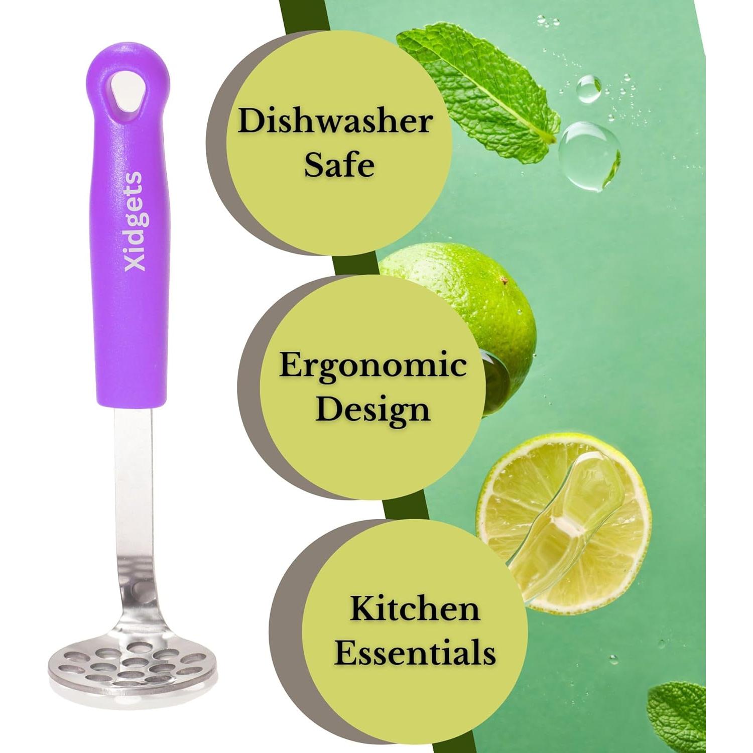 Mini Aplastador de Aguacate Xidgets - Acero Inoxidable, Compacto