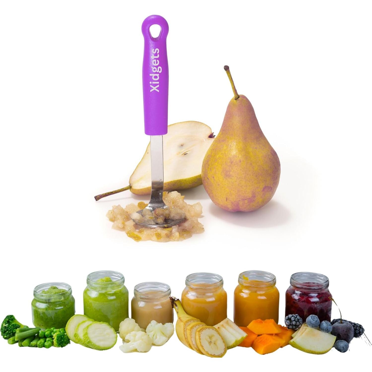 Mini Aplastador de Aguacate Xidgets - Acero Inoxidable, Compacto