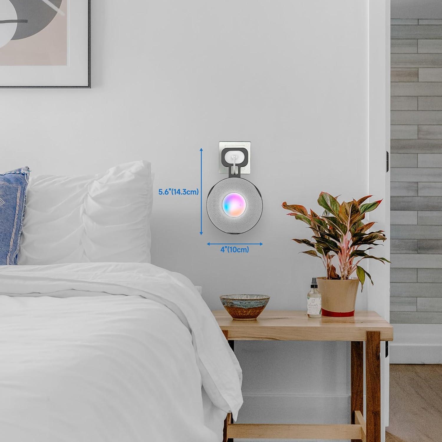 Soporte de Montaje en Pared CUHIOY para HomePod Mini Negro