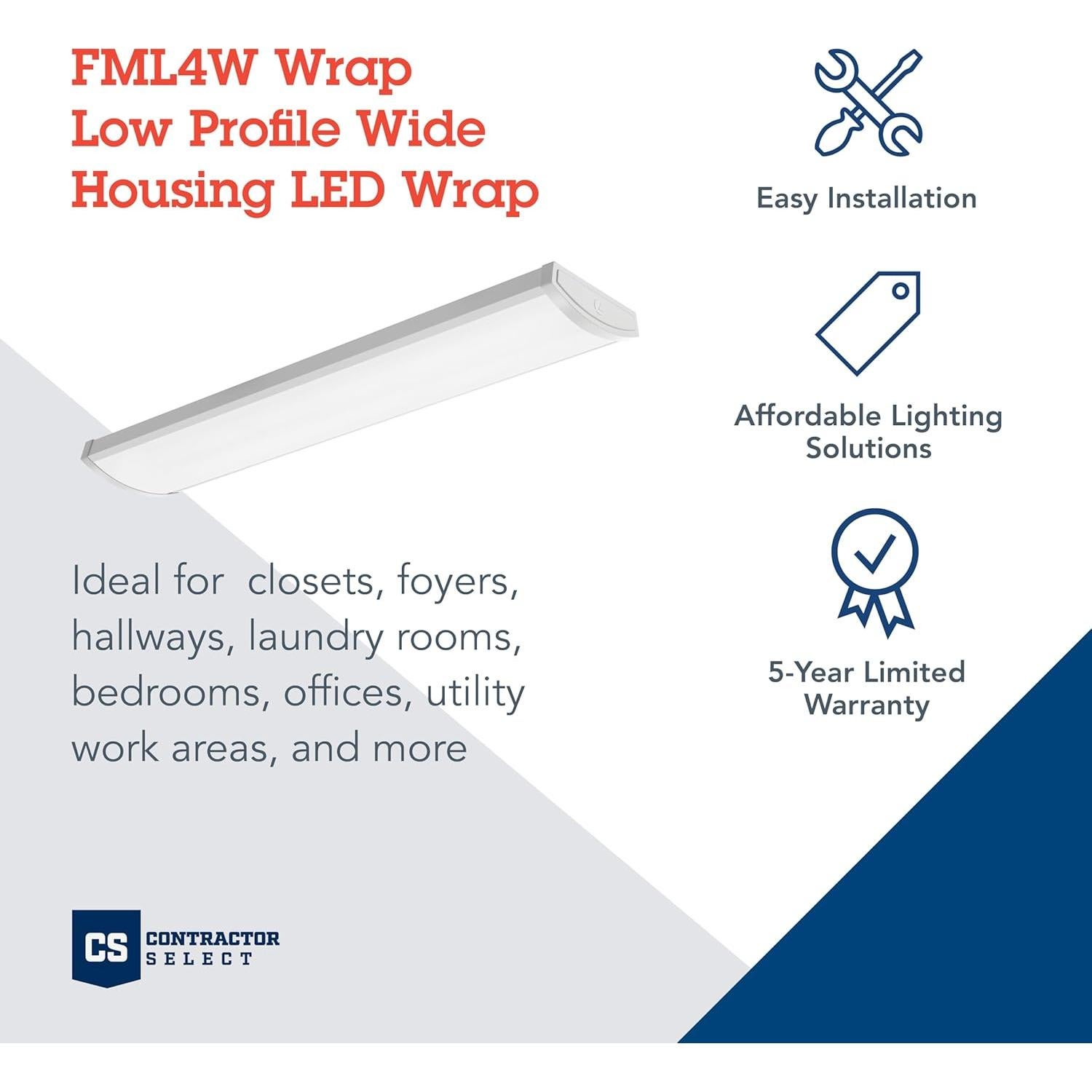 Luz de Techo LED Lithonia 4 Pies 5000LM 4000K Regulable