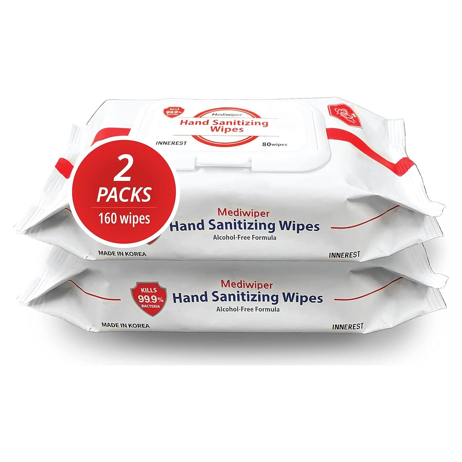 Toallitas Desinfectantes para Manos MEDIWIPER 160 Unidades