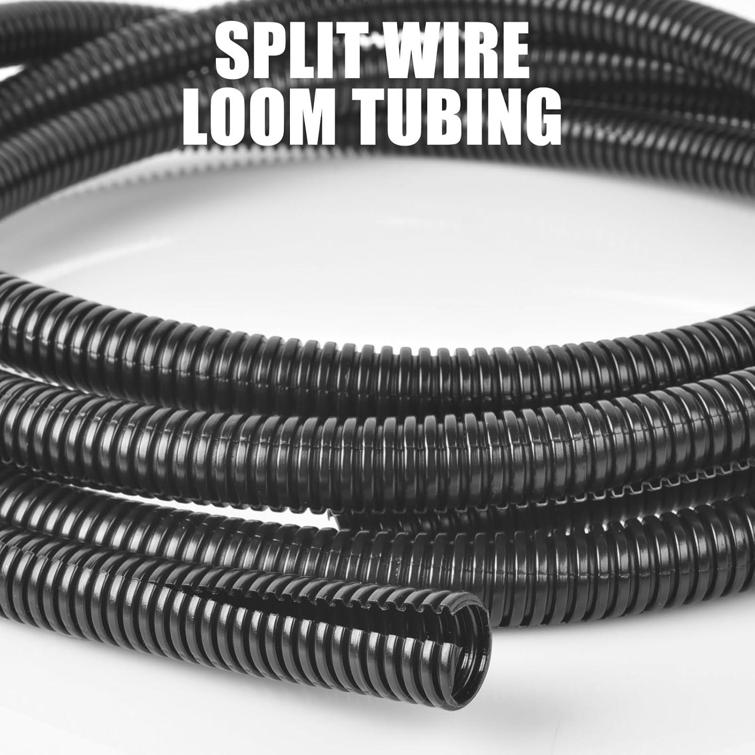 Manguera de tubo dividido 1/2" ALLWIN 3.05 m protector de cables