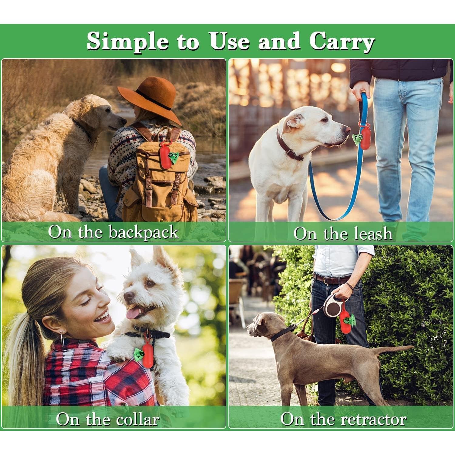 Bolsas de Poo Biodegradables WDFAACK 240 Unidades Verde