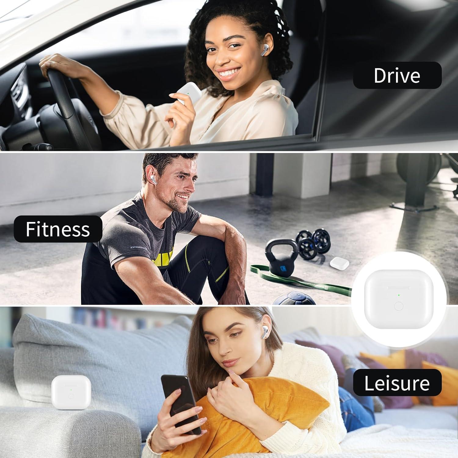 Funda de Carga Inalámbrica CCAN para AirPods 4 - Carga Rápida