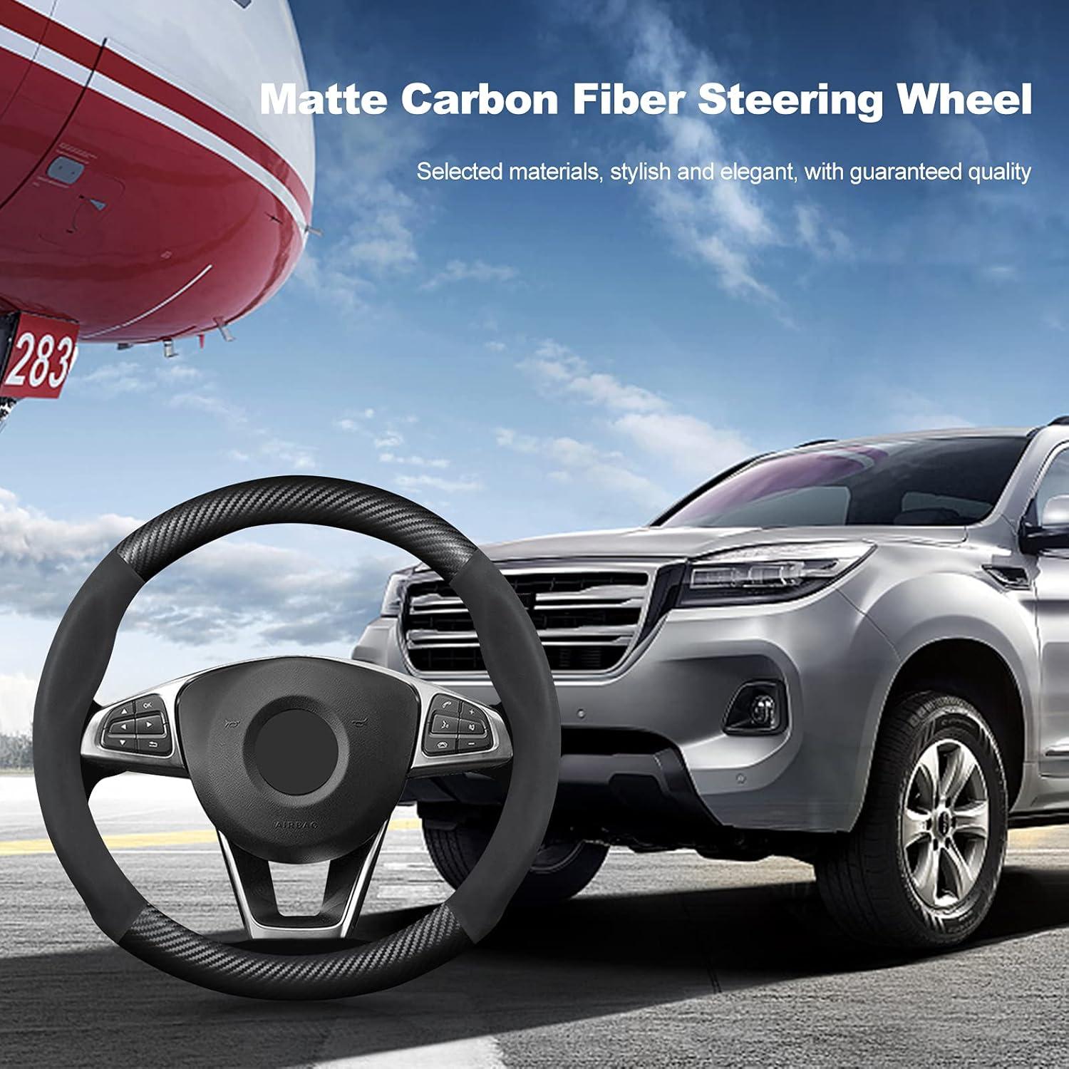 Cubierta de Volante Ergocar 38cm Redonda Antideslizante Negro