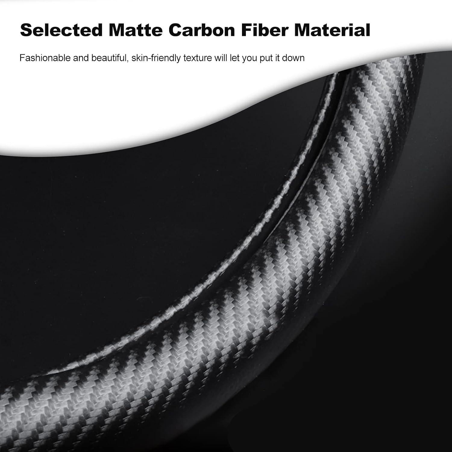 Cubierta de Volante Ergocar 38cm Redonda Antideslizante Negro