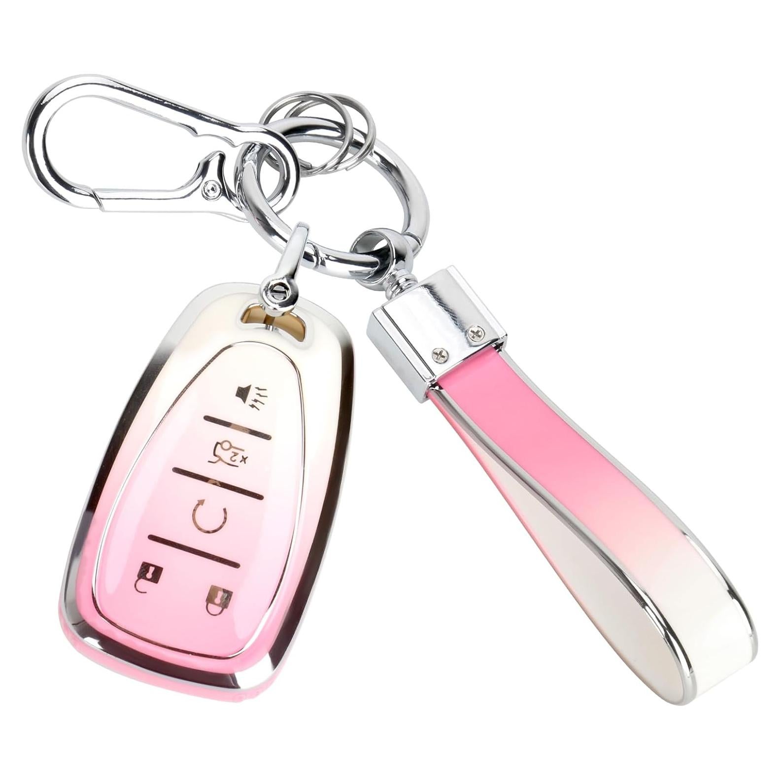 Cubierta de llavero MATELOTI para Chevy Malibu Equinox 5 botones