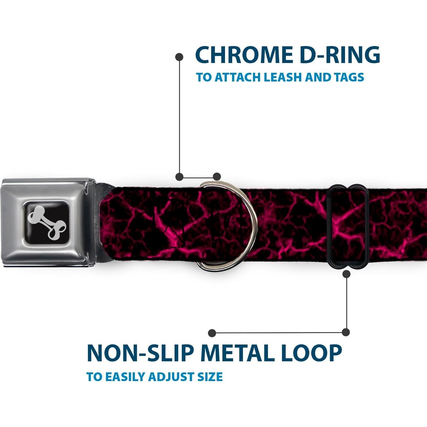 Collar para perro ajustable Buckle-Down 24-33 cm arte Cartoon Network