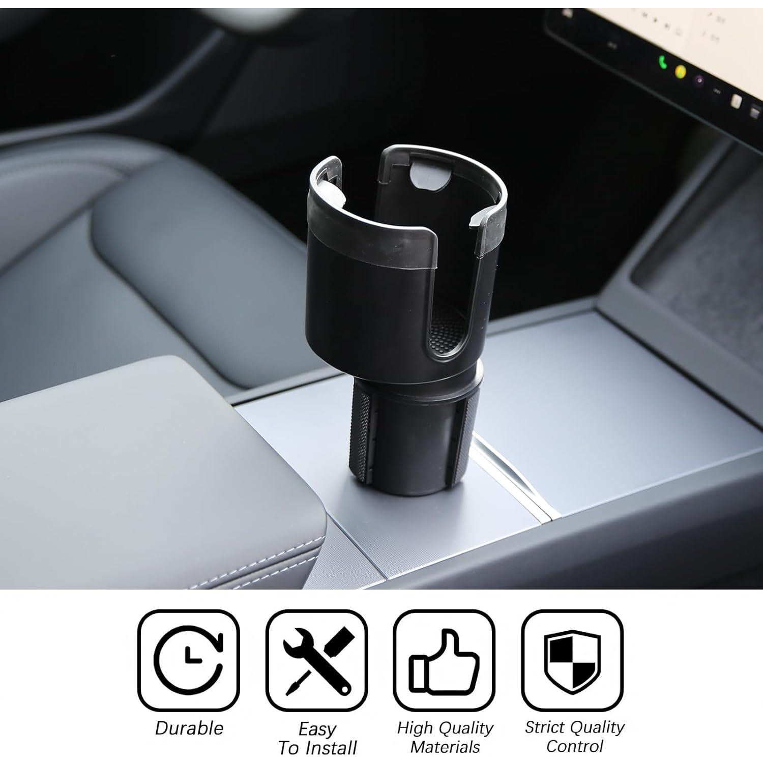 Expansor de Soporte para Tazas Tesheer - Ajuste Universal Negro