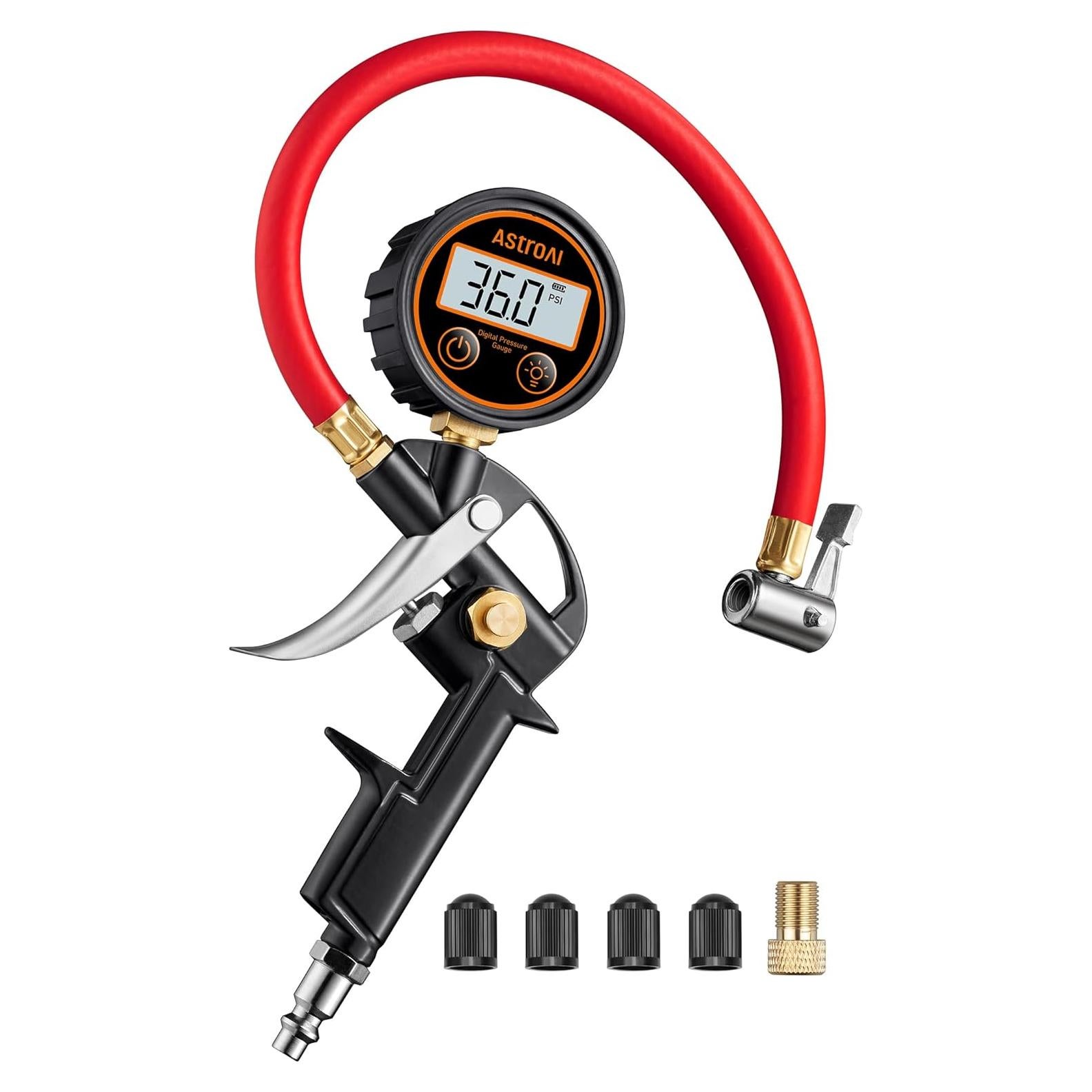 Medidor Digital de Presión de Neumáticos AstroAI T1 con Inflador