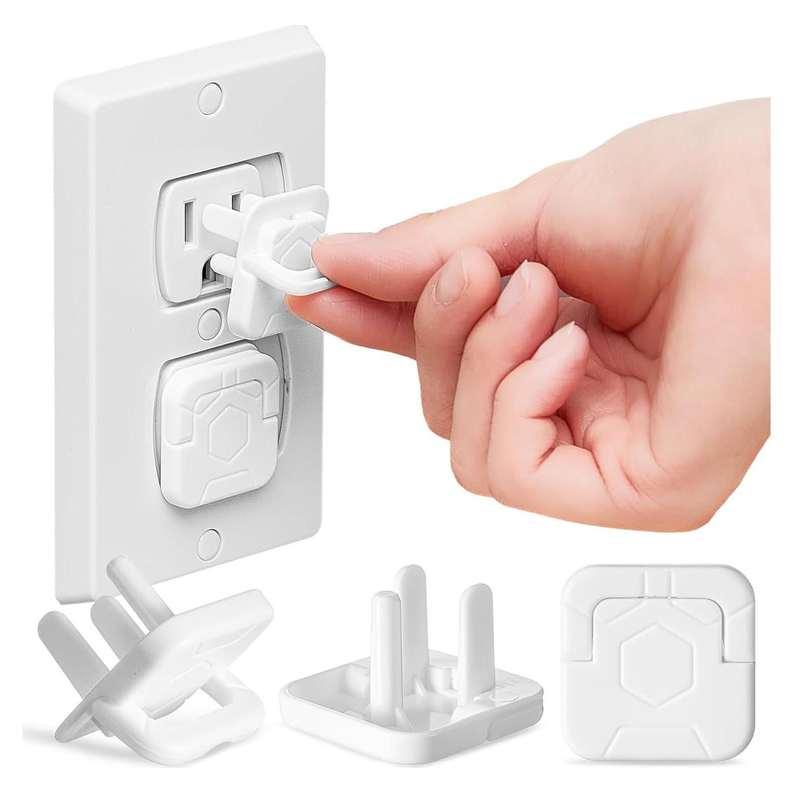 Cubiertas de Enchufes Protectores Thyle 50 Pcs PVC Transparente