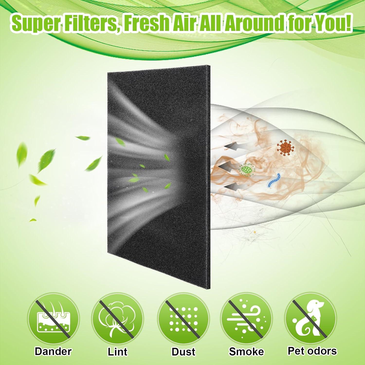 Filtro de Aire Cortable MADHOLLY 40x70 cm Espuma Lavable