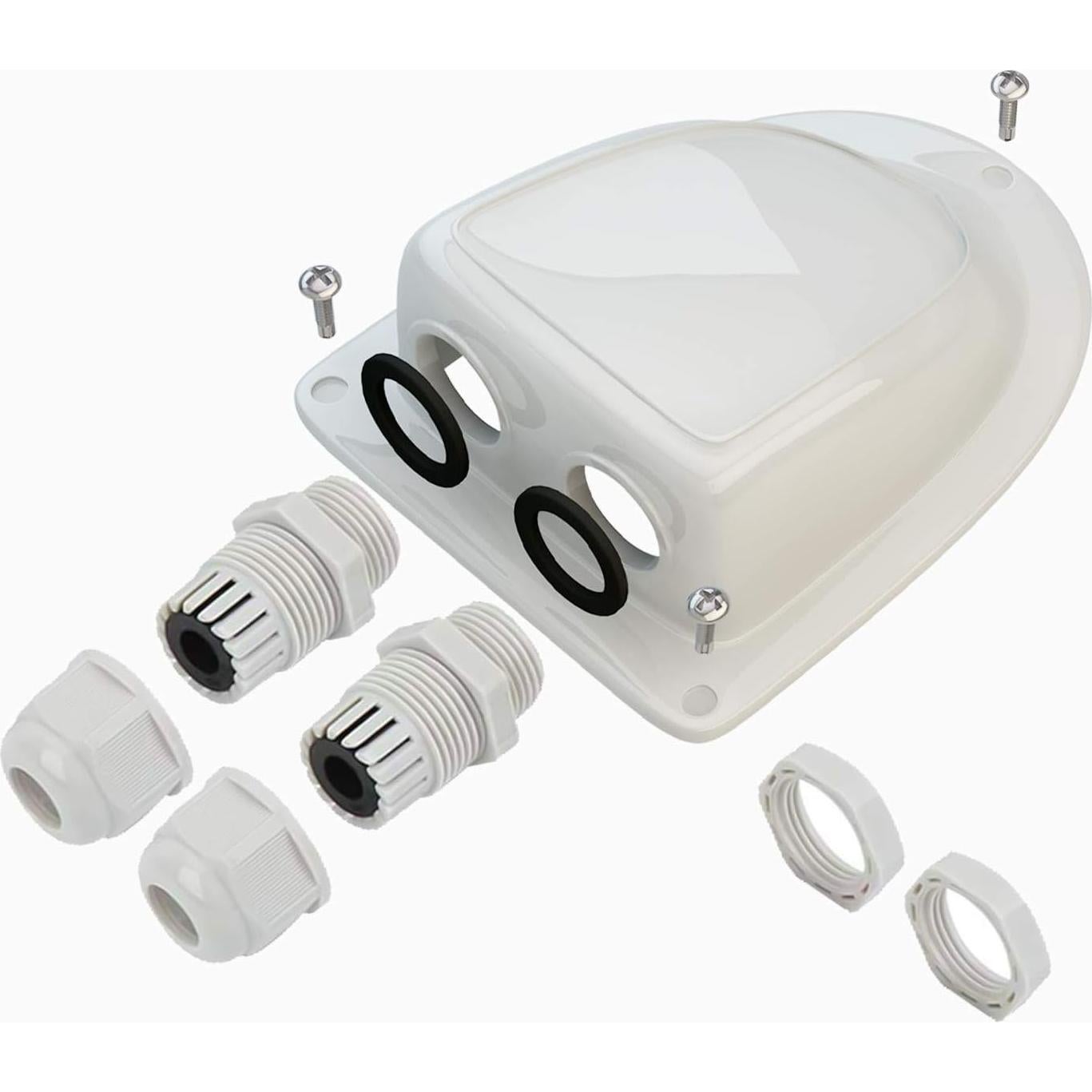 Entrada de Cable Solar Impermeable Haoguo 2mm² a 6mm² - Negro