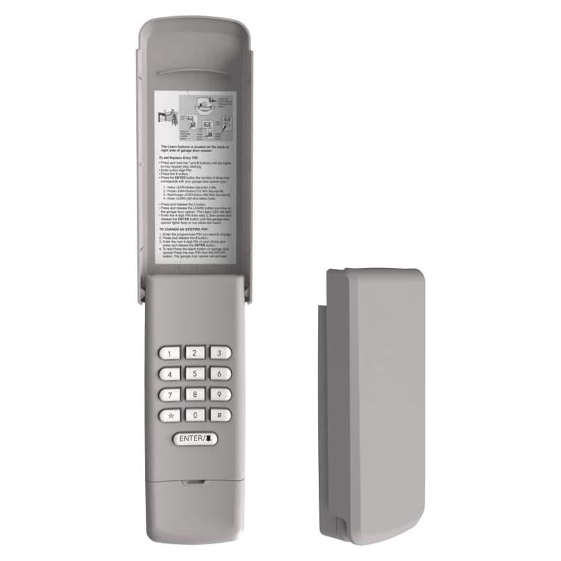 Teclado Universal para Garaje BeanKOneal 878 Gris Inalámbrico