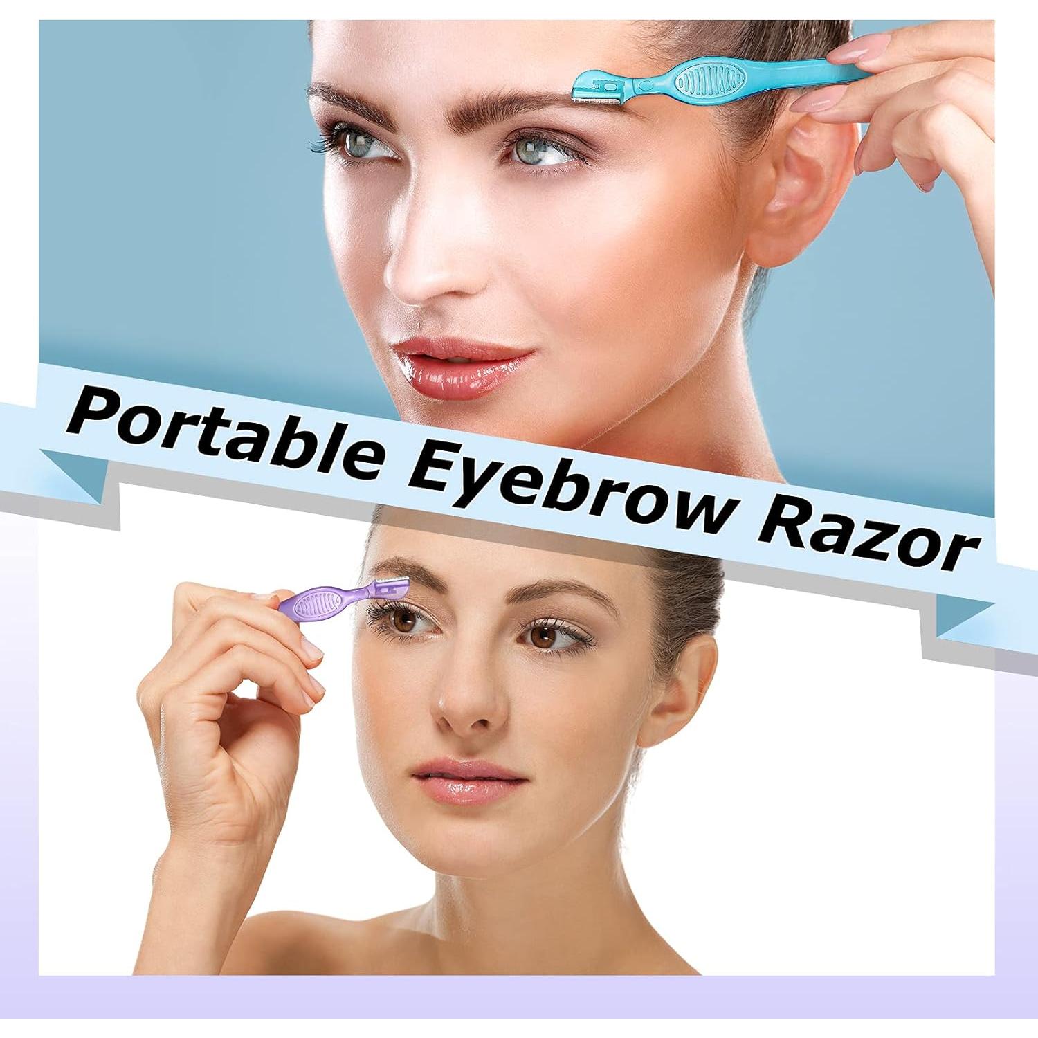 Rasuradores de Cejas y Vello Facial Honoson - 8 Pcs, 4 Colores