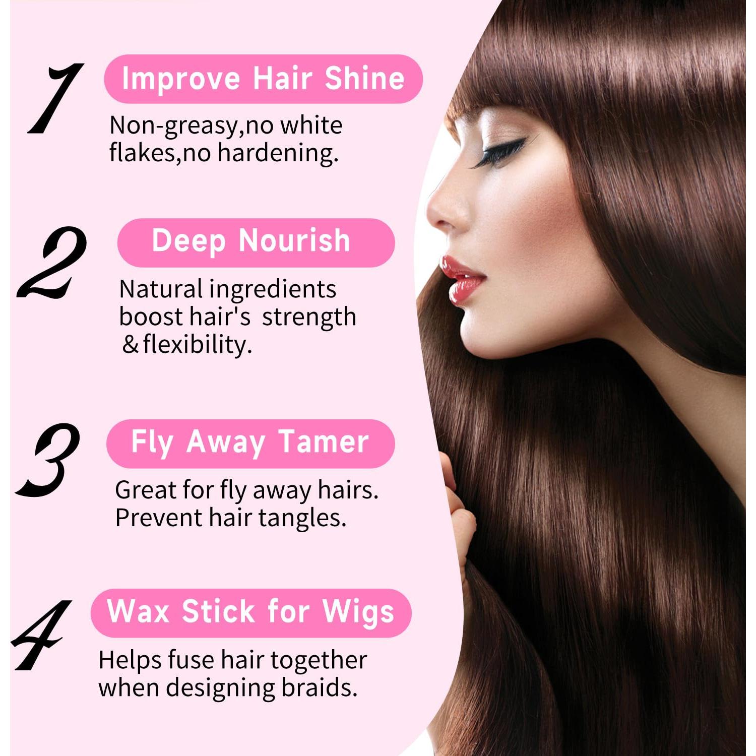 Set de Estilo para Cabello PasaRose - Barra de Cera y 4 Peines