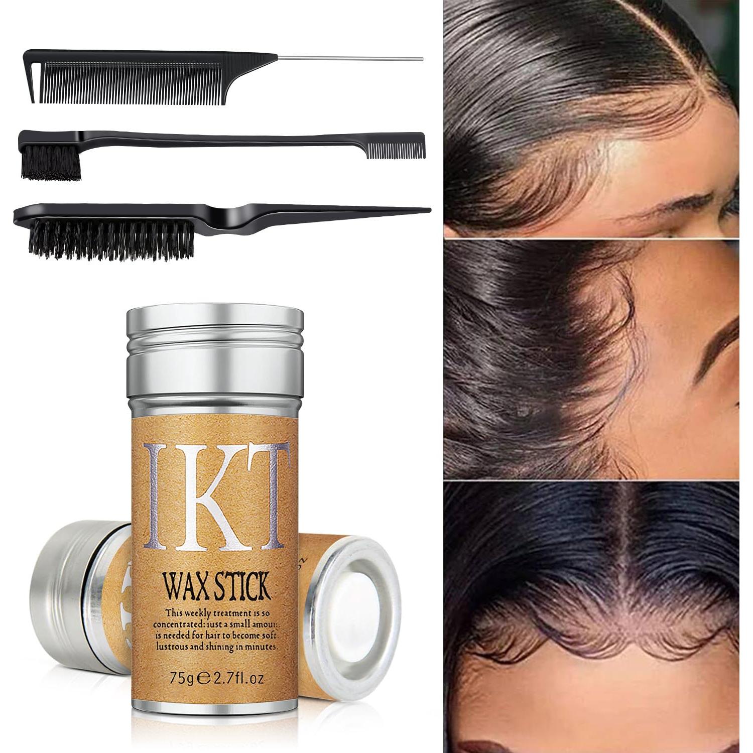 Set de Estilo para Cabello PasaRose - Barra de Cera y 4 Peines