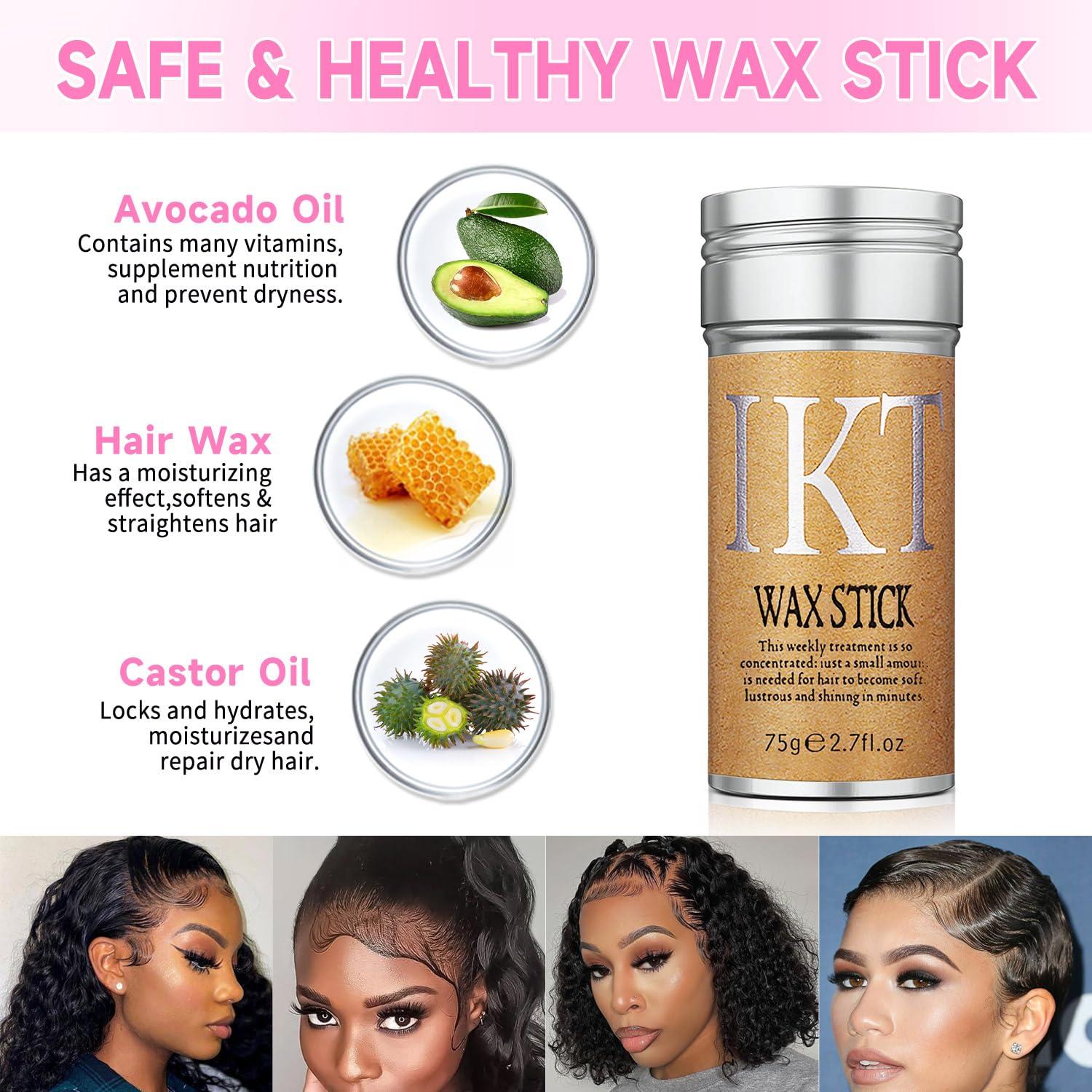 Set de Estilo para Cabello PasaRose - Barra de Cera y 4 Peines