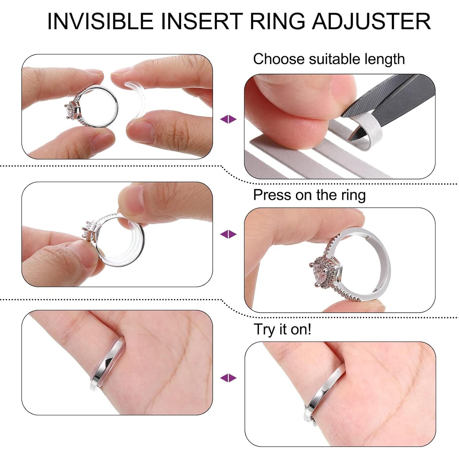 Medidor de Anillos Hicarer 53 Piezas Ajustadores y Herramientas