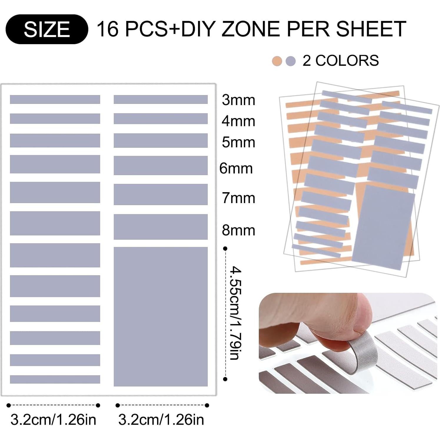 Medidor de Anillos Hicarer 53 Piezas Ajustadores y Herramientas