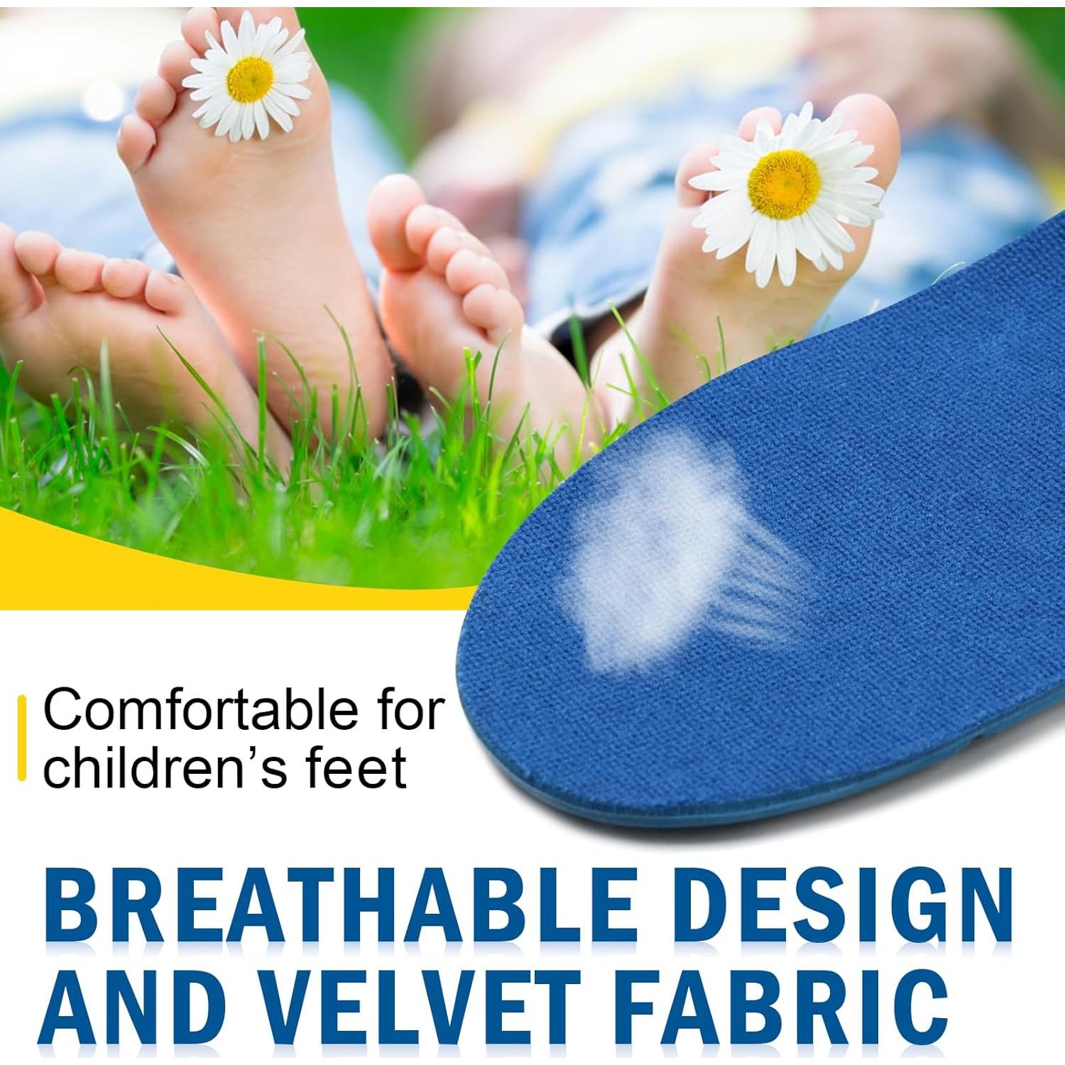 Plantillas ortopédicas Ailaka para niños con soporte de arco 24.3cm