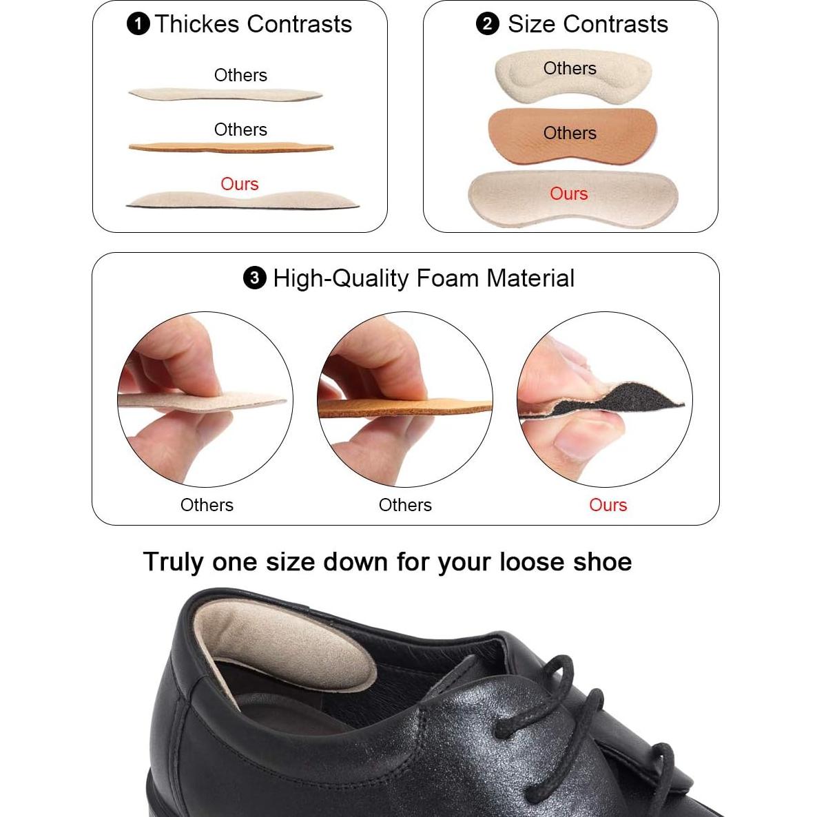 Insertos para Talones Dr. Foot Beige Antideslizantes 15.2x10.2cm