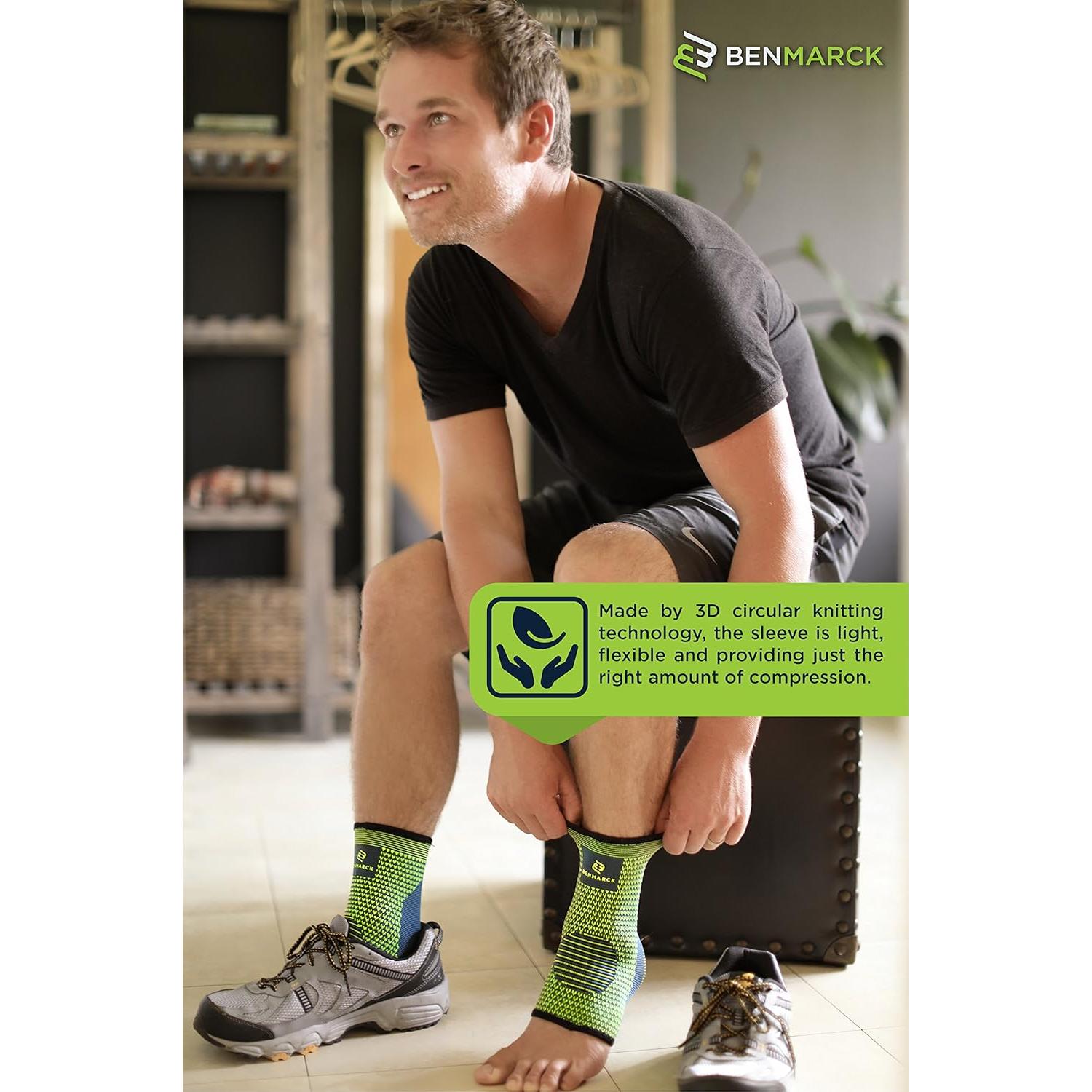 Manga de Compresión para Tobillo Benmarck - Alivio Fascitis Plantar