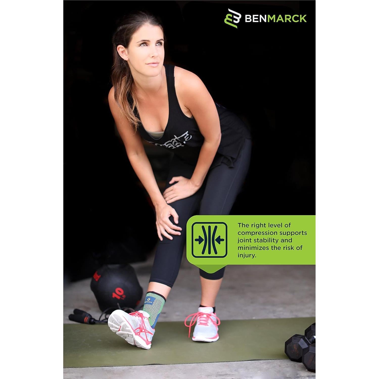 Manga de Compresión para Tobillo Benmarck - Alivio Fascitis Plantar