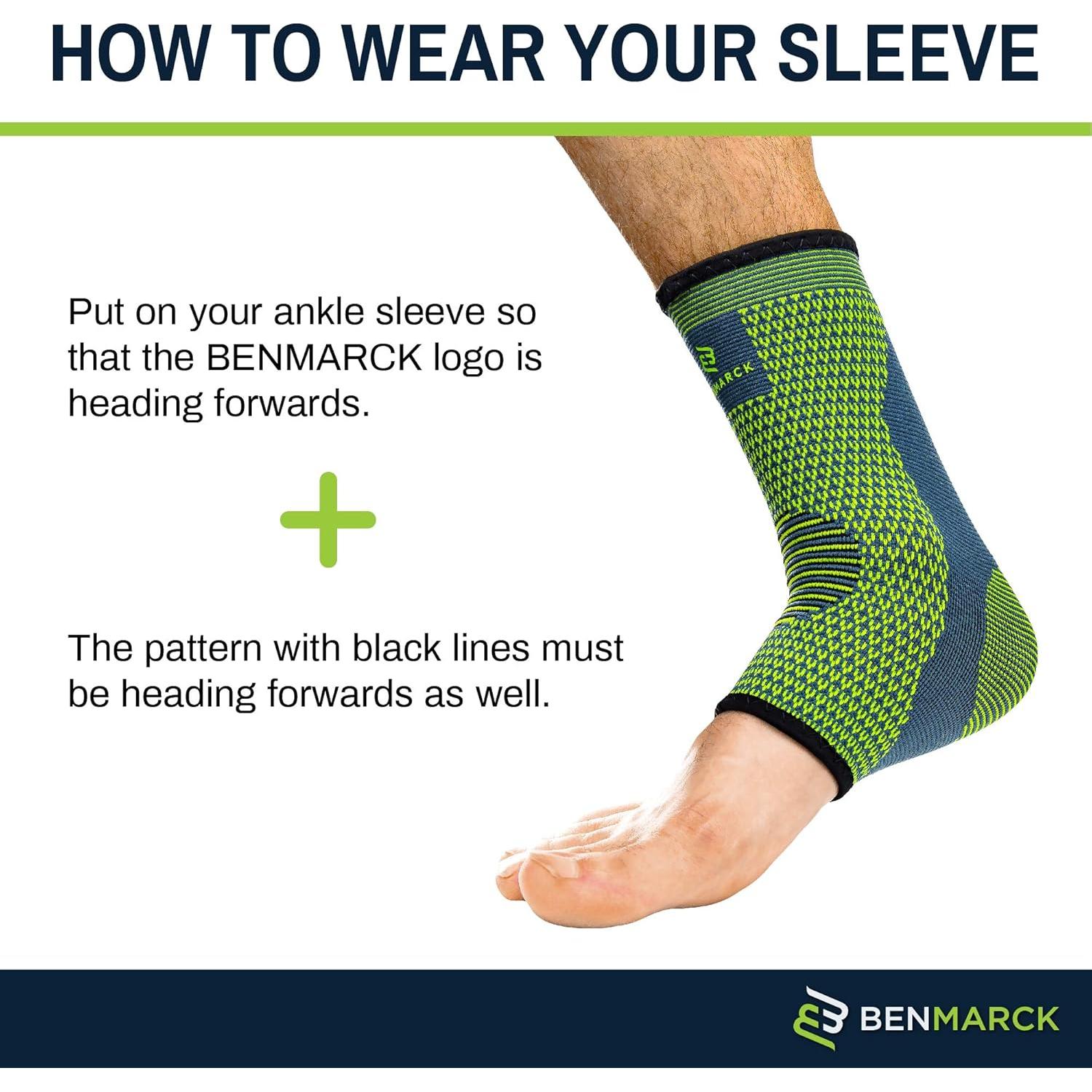 Manga de Compresión para Tobillo Benmarck - Alivio Fascitis Plantar