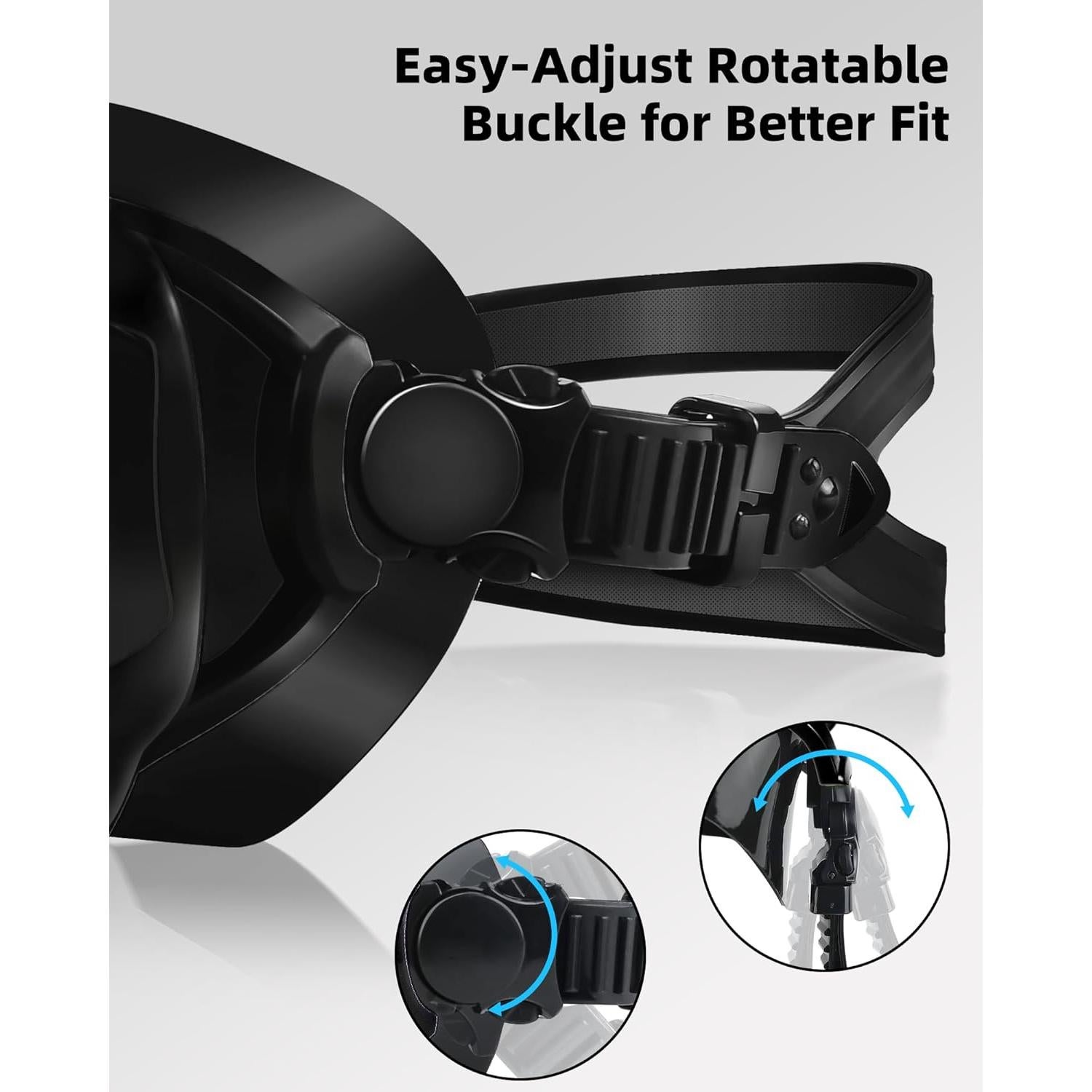 Gafas de natación VegoVia SW01 con cubierta para nariz 180°