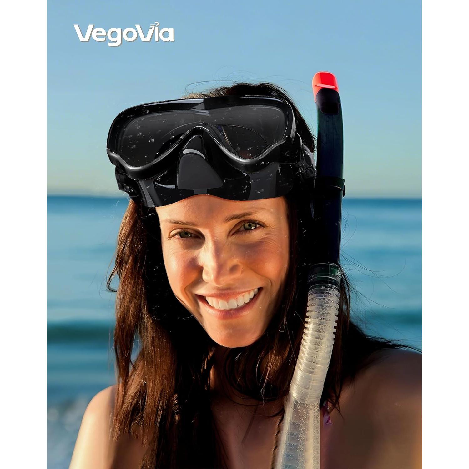 Gafas de natación VegoVia SW01 con cubierta para nariz 180°