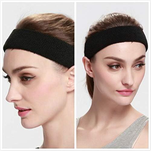 Diademas Deportivas Mallofusa 12 Pcs Algodón para Sudor