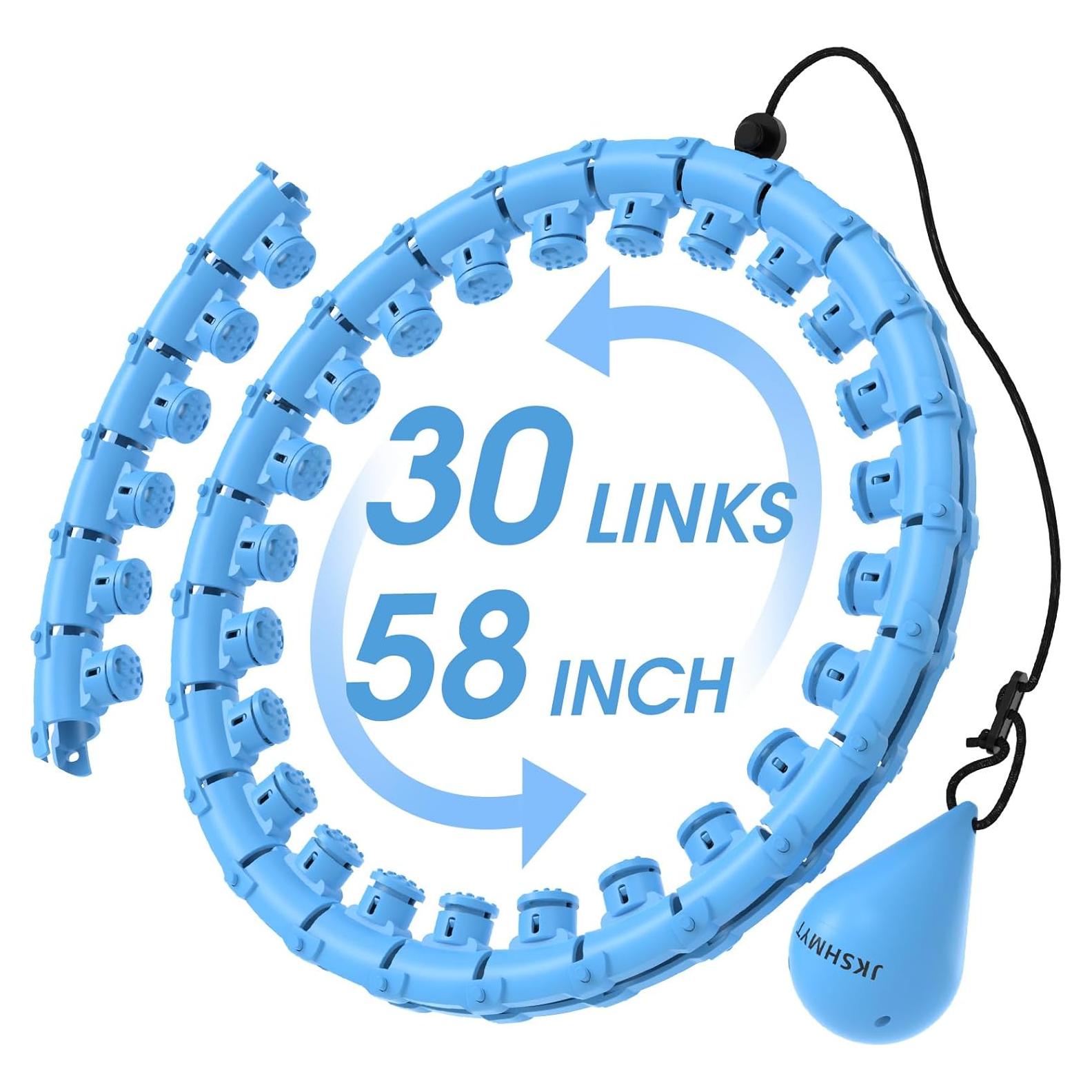 Aro de Hula con Peso JKSHMYT 30 Enlaces Ajustables 1.36 kg