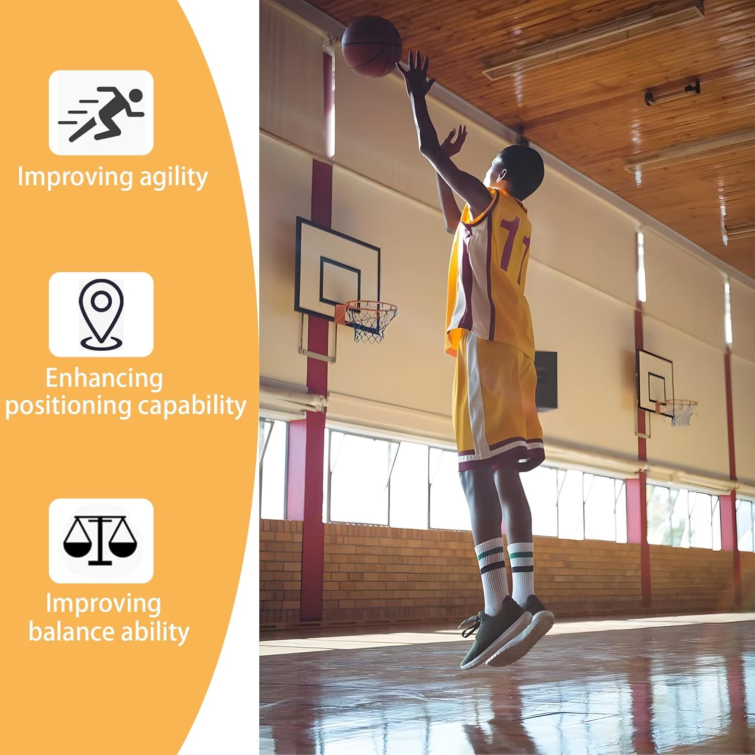 Marcadores de Baloncesto Nuburbur 10Pcs 22.86cm Antideslizantes