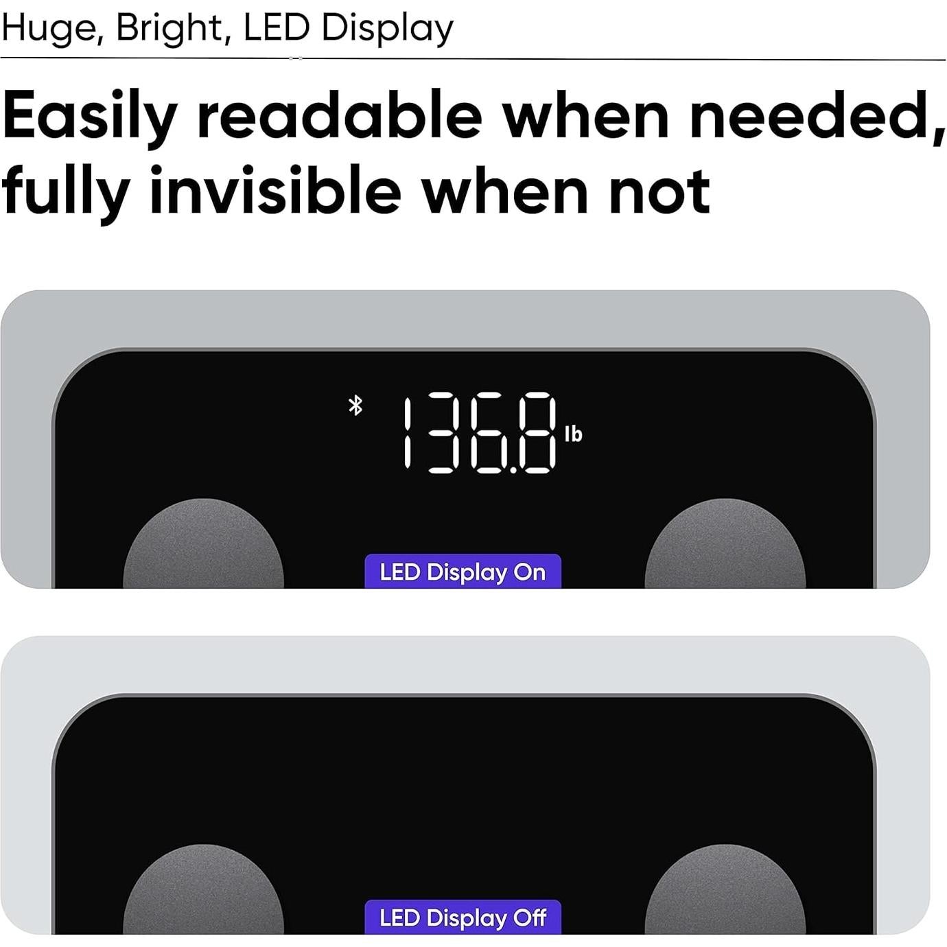 Báscula Inteligente Wyze S - Medición de Grasa y Masa Muscular