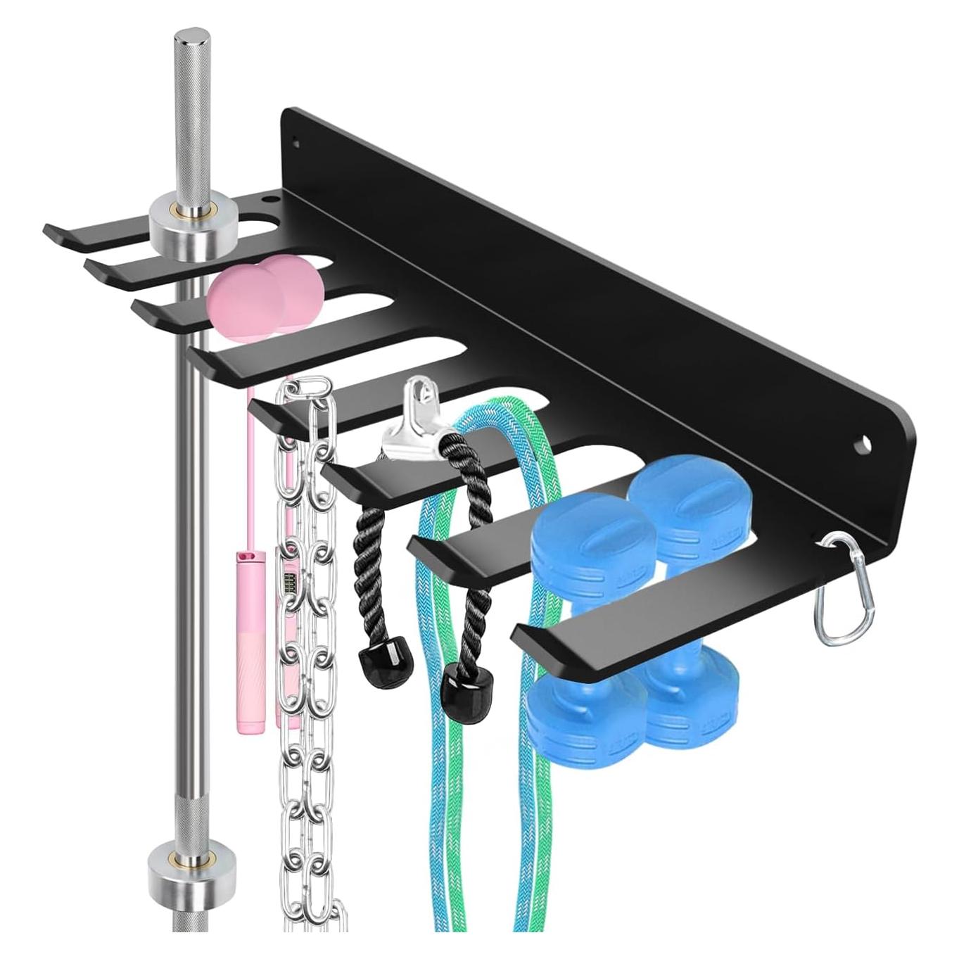 Soporte de Almacenamiento de Gimnasio Sahans 8 Ganchos Metal