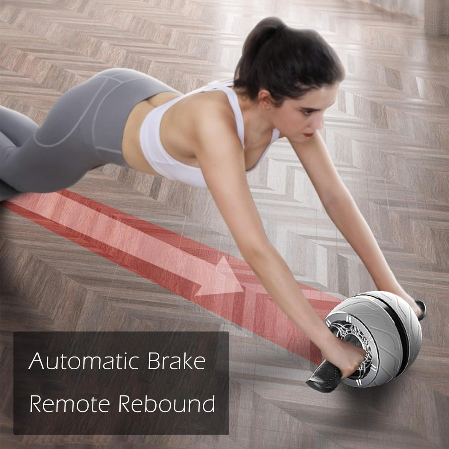 Rueda Abdominal Dalekana con Resorte y Almohadilla - 37.1 cm