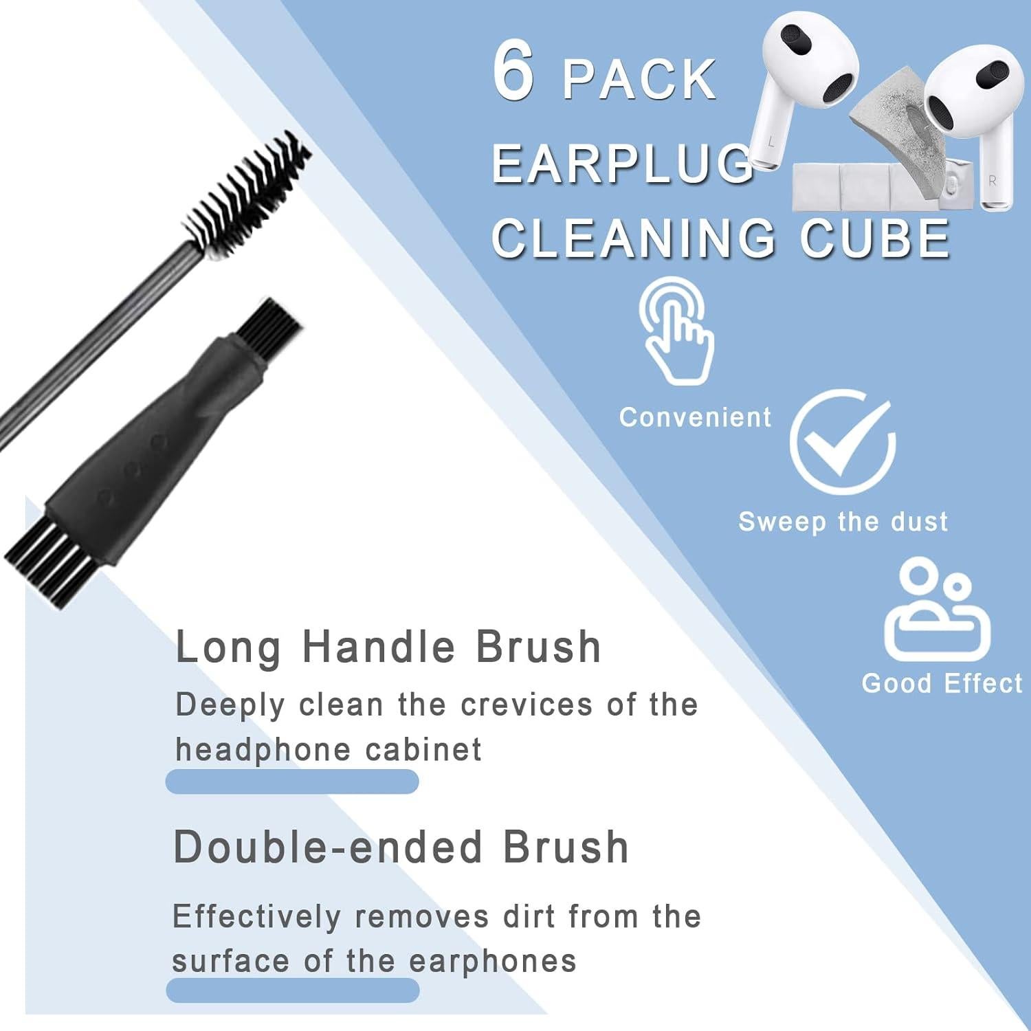 Juego de Accesorios 13 en 1 para Funda Transparente AirPods Pro