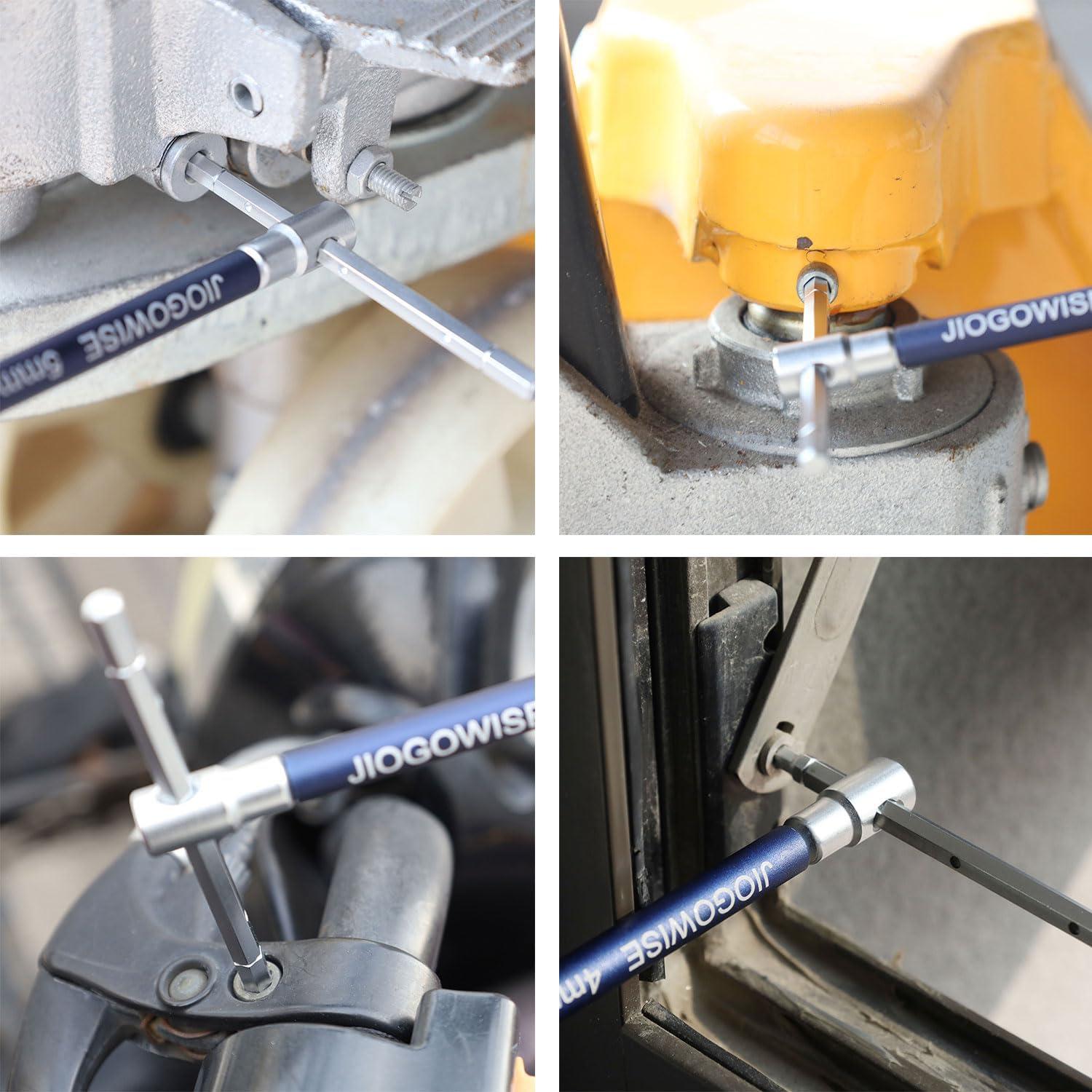 Juego de Llaves Hexagonales T JIOGOWISE 10 Piezas Métricas