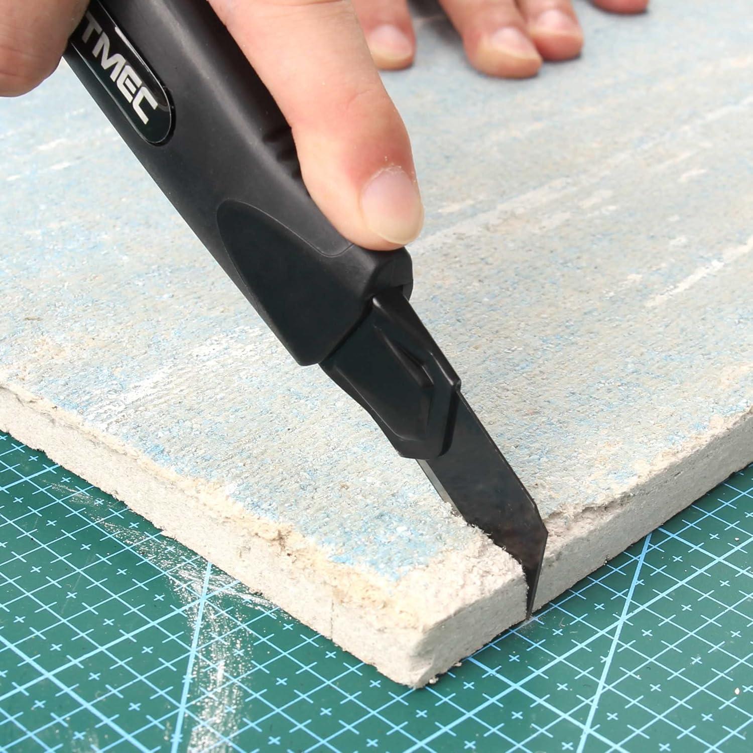 Cuchillo Utilitario HAUTMEC 18mm Doble Bloqueo SK2 Negro