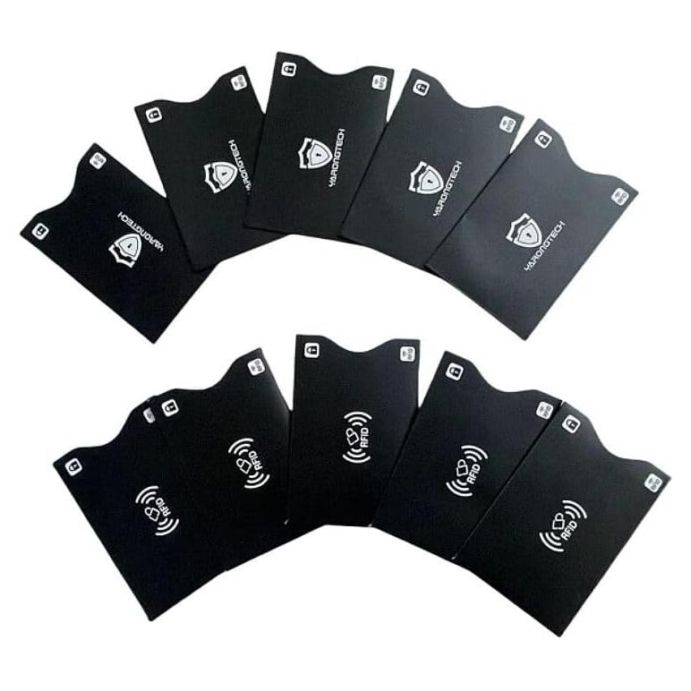 Fundas Bloqueadoras RFID YARONGTECH - Protección Contra Robo - 10 Unidades
