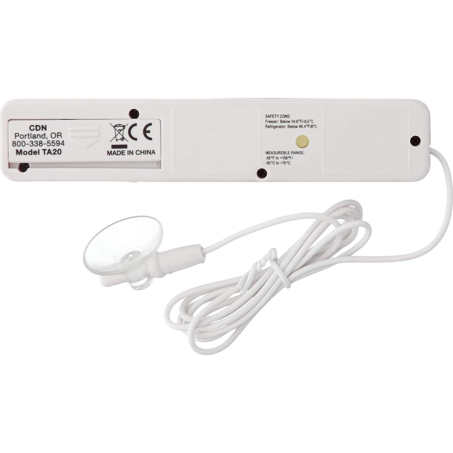 Alarma de Refrigerador Congelador CDN TA20 Audio Visual 13.34 cm