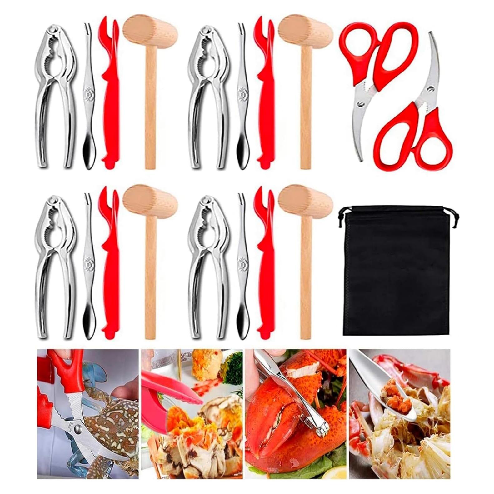 Juego de Herramientas para Mariscos 19 Piezas YWHWXB