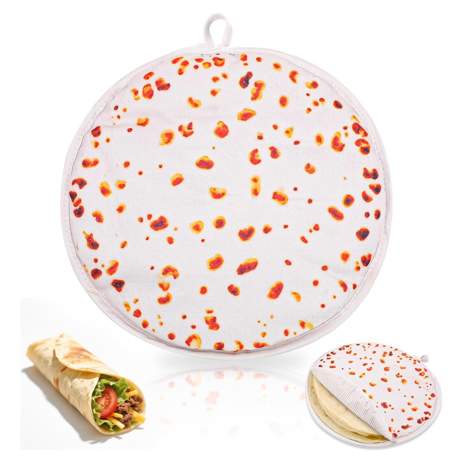 Bolsa Calentadora de Tortillas 30 cm FFPDYBEST Beige Aislada